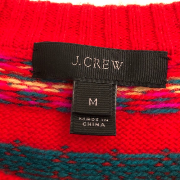 J CREW SWEATER SZ-M ๐ฏ WOOL GREAT 4 THE WINTER EXCELLENT CONDITION โฅ๏ธ๐๐ - Picture 2 of 3